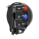 [JPCOAP009] Jetprime Throttle Cover with Handlebar Switch for Aprilia (Black) - image 1