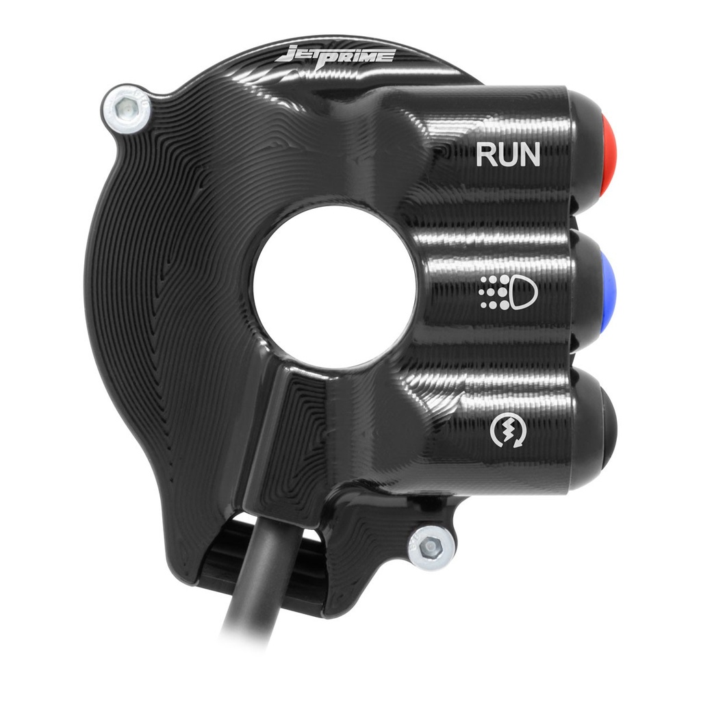 [JPCOAP009] Jetprime Throttle Cover with Handlebar Switch for Aprilia (Black) - image 3