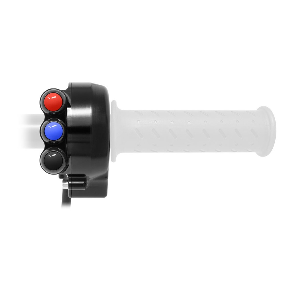 [JPCOAP009] Jetprime Throttle Cover with Handlebar Switch for Aprilia (Black) - image 5