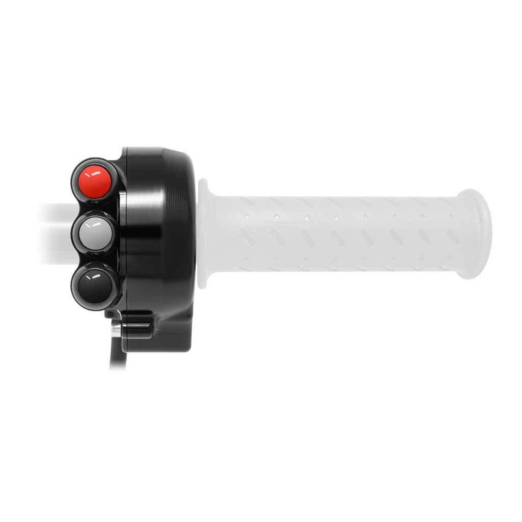 [JPCOAP660N-002] Jetprime Throttle Cover with Handlebar Switch for Aprilia RSV4 / Tuono V4 (Black) - image 5