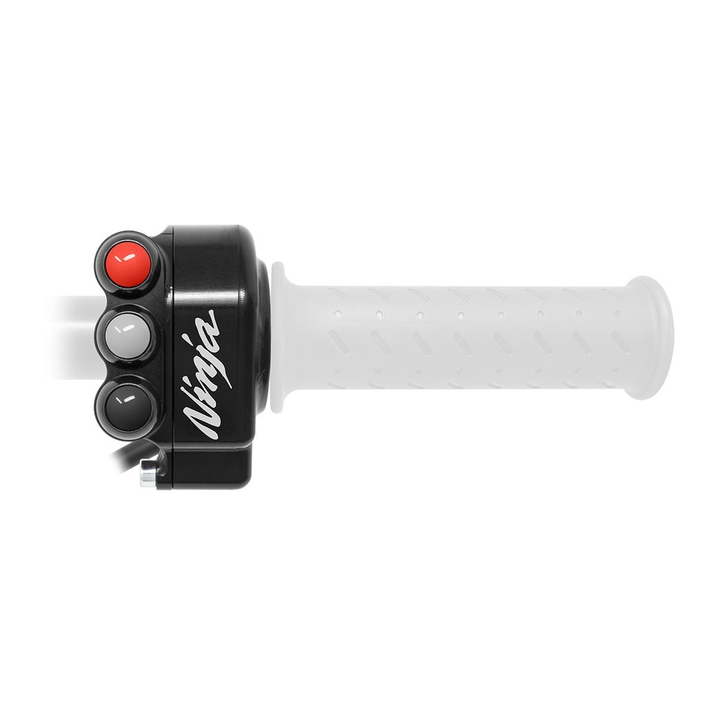 [JPCOKA054] Jetprime Throttle Cover with Handlebar Switch for Kawasaki Ninja ZX-10R / R (Black) - image 4