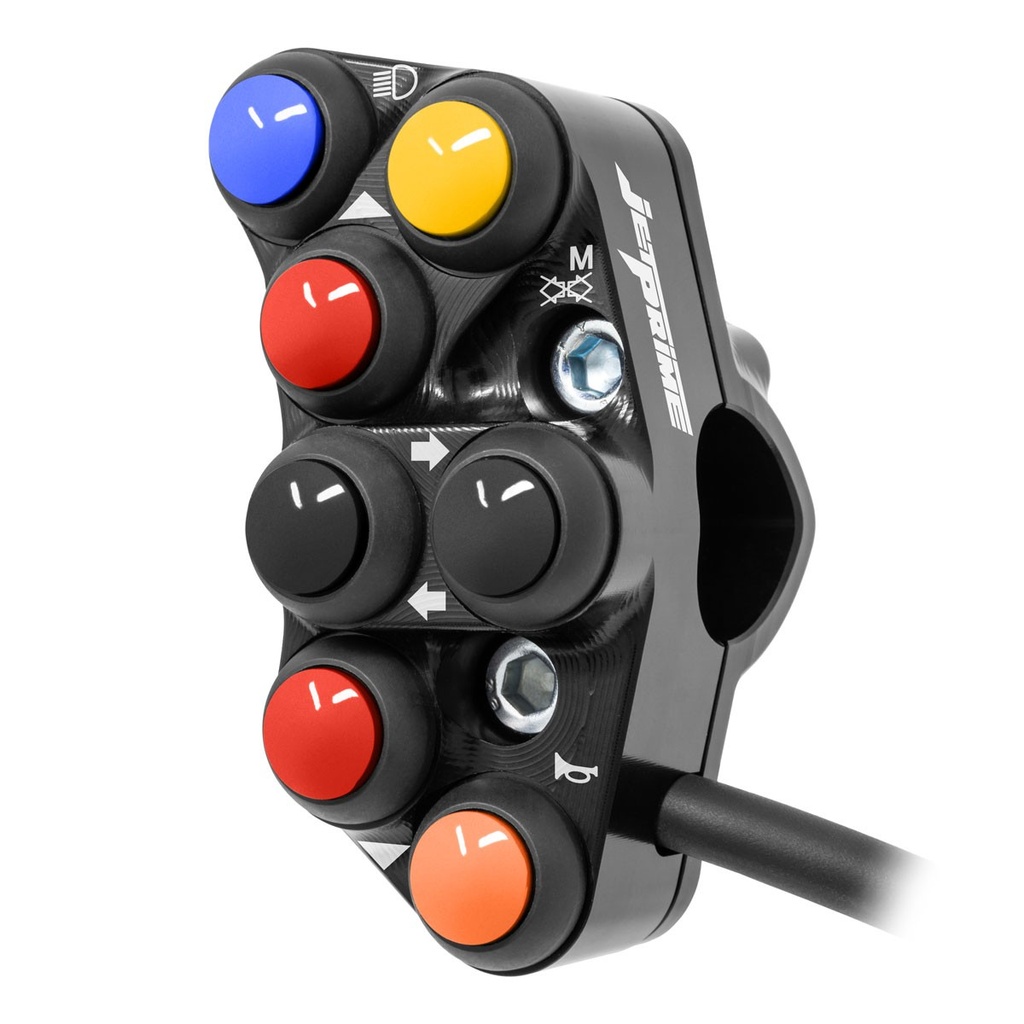 [JPPSDU006-006] Jetprime LHS Handlebar Switch for Ducati Multistrada 950 (Black) - image 1