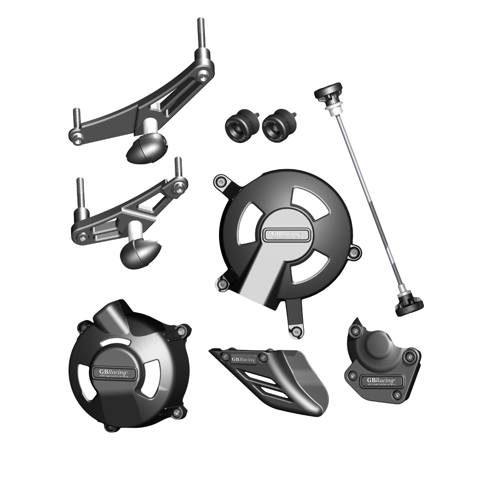 GBRacing Crash Protection Set (Street/8mm) Triumph Daytona 675 Street Triple R