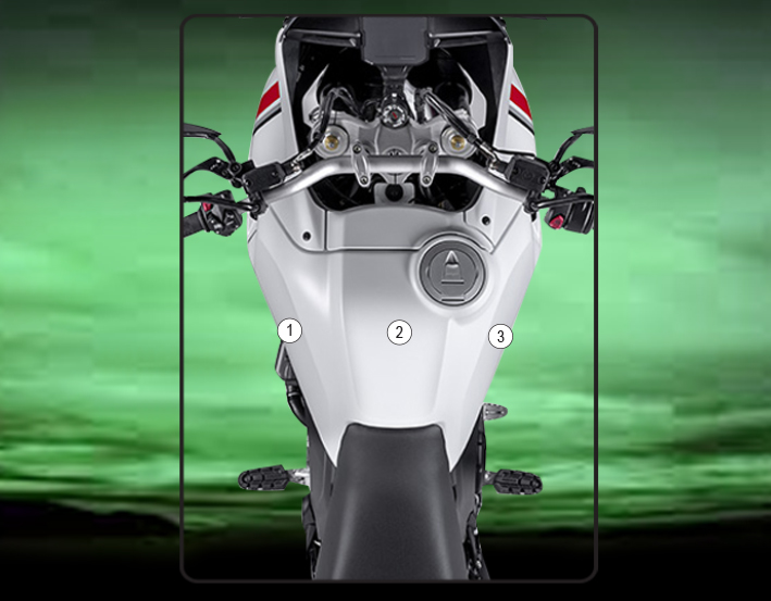 Eazi-Guard Tank Protection Film for Ducati DesertX, gloss or matte