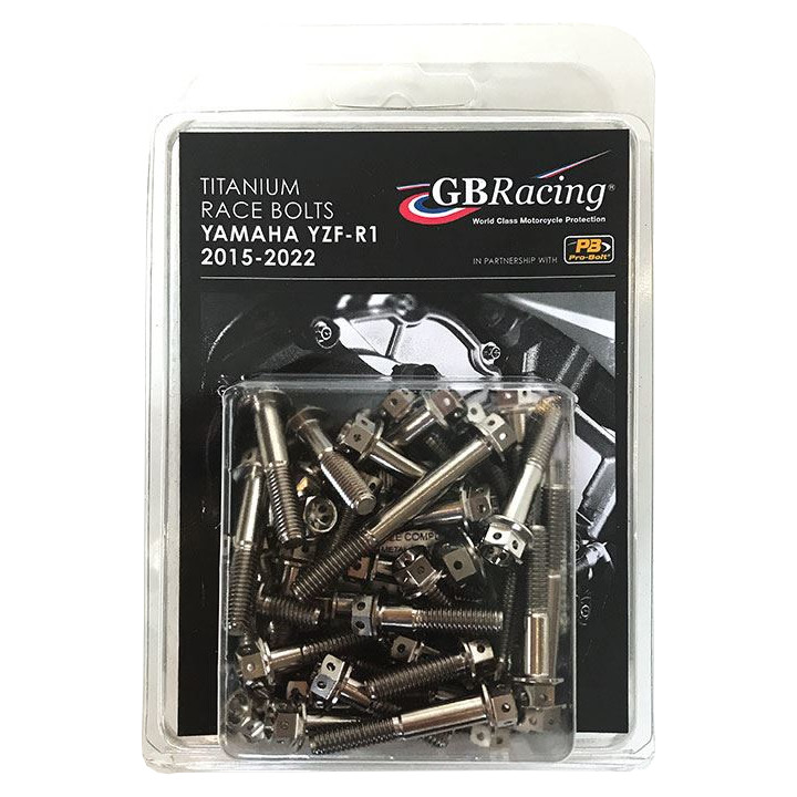 GBRacing Titanium Engine Bolt Kit for Yamaha YZF-R1